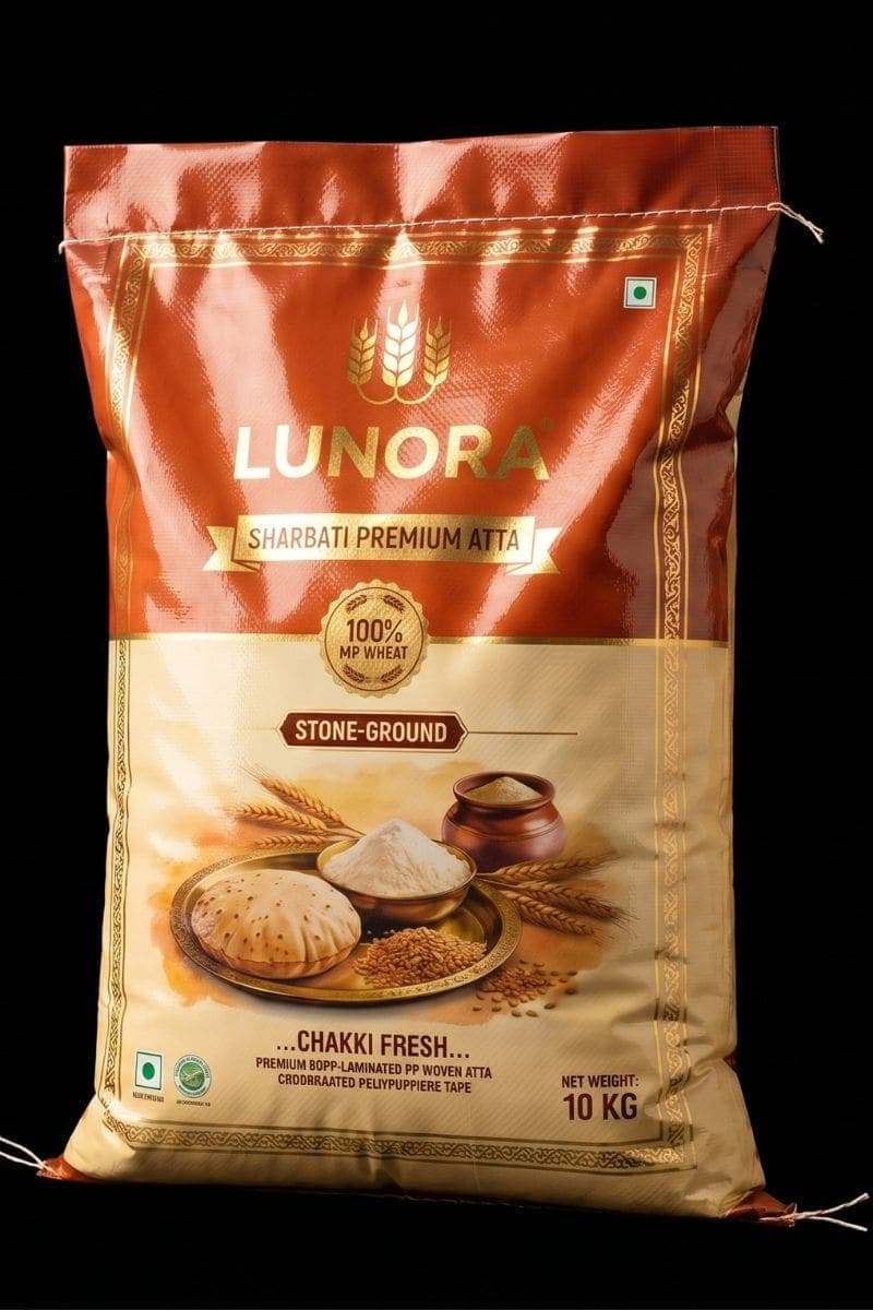Atta flour printed bag