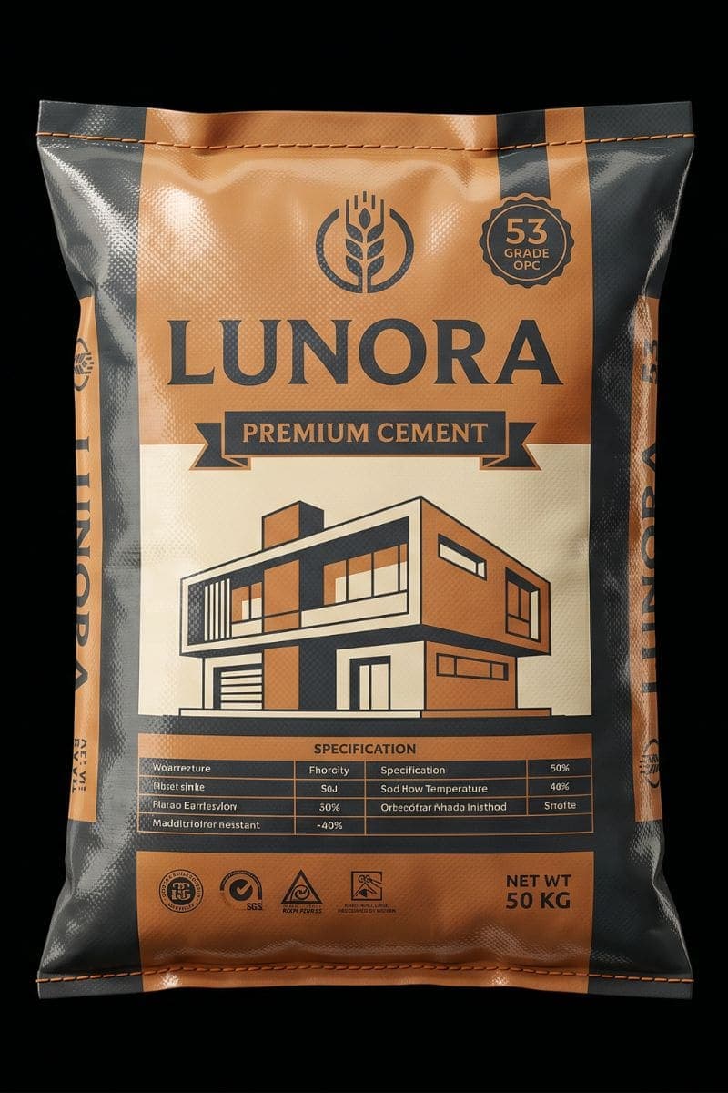 Cement printed bag