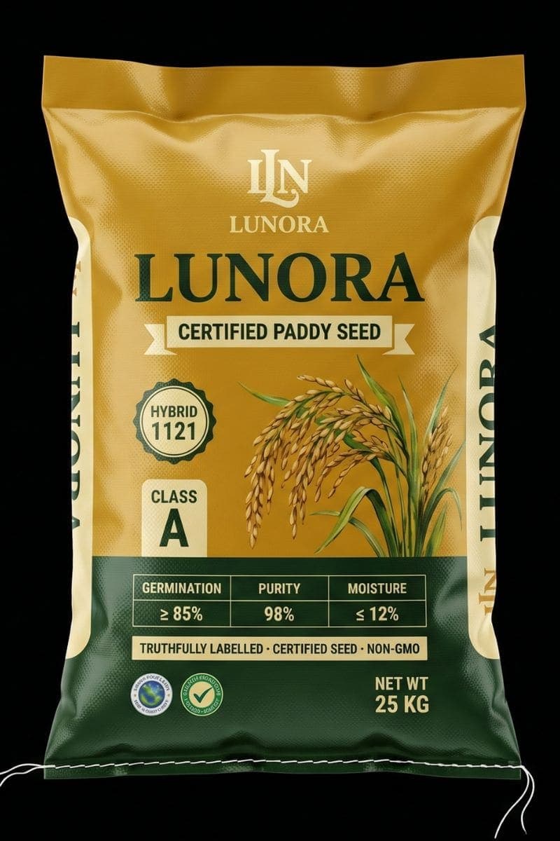 Paddy seed printed bag