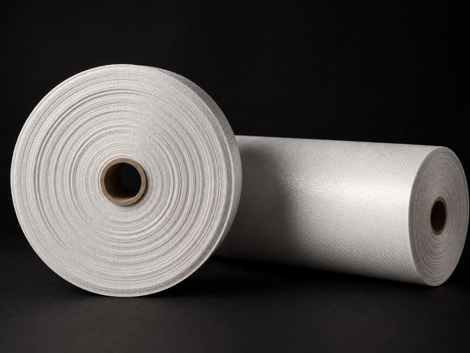 PP woven fabric rolls, plain and BOPP-laminated